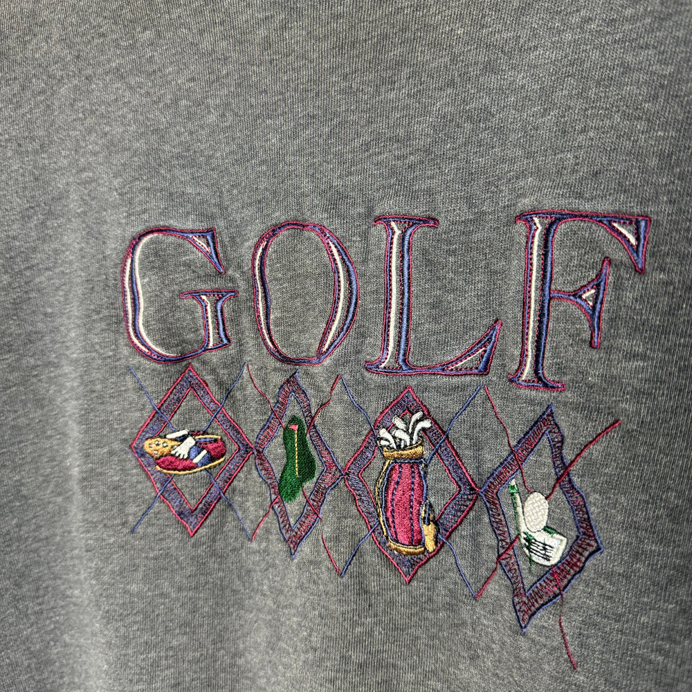 Vintage 90's GOLF Embroidered Crewneck Sweatshirt