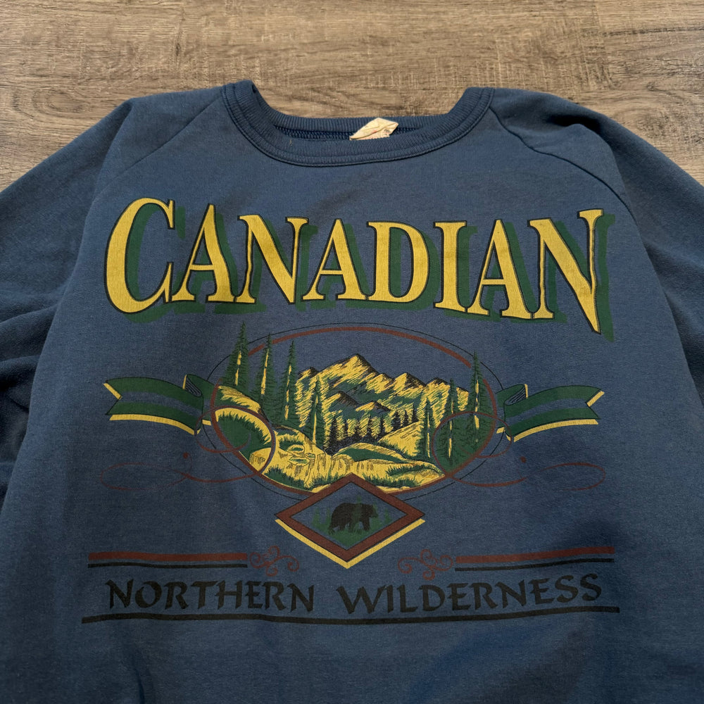 Vintage 90's CANADIAN WIlderness Nature Sweatshirt