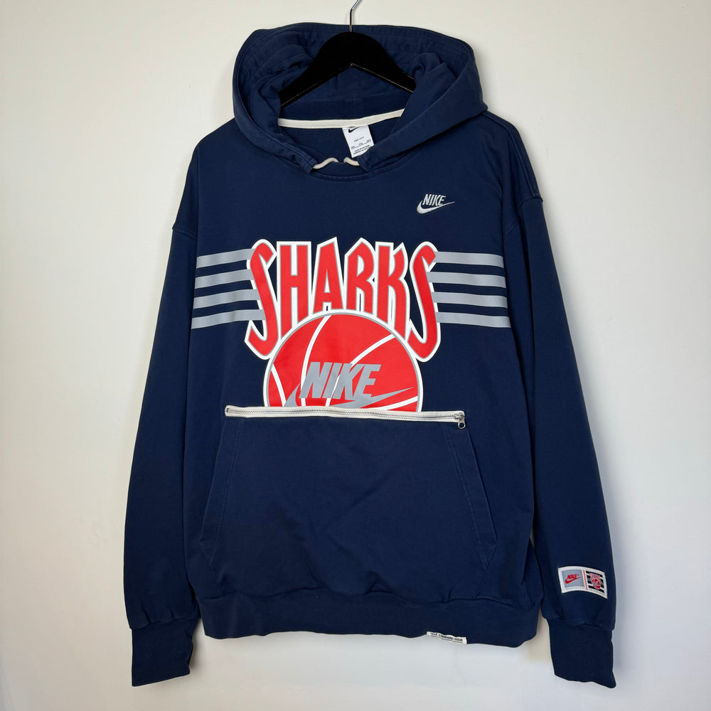 NIKE Sharks Basketball Hoodie Sweatshirt