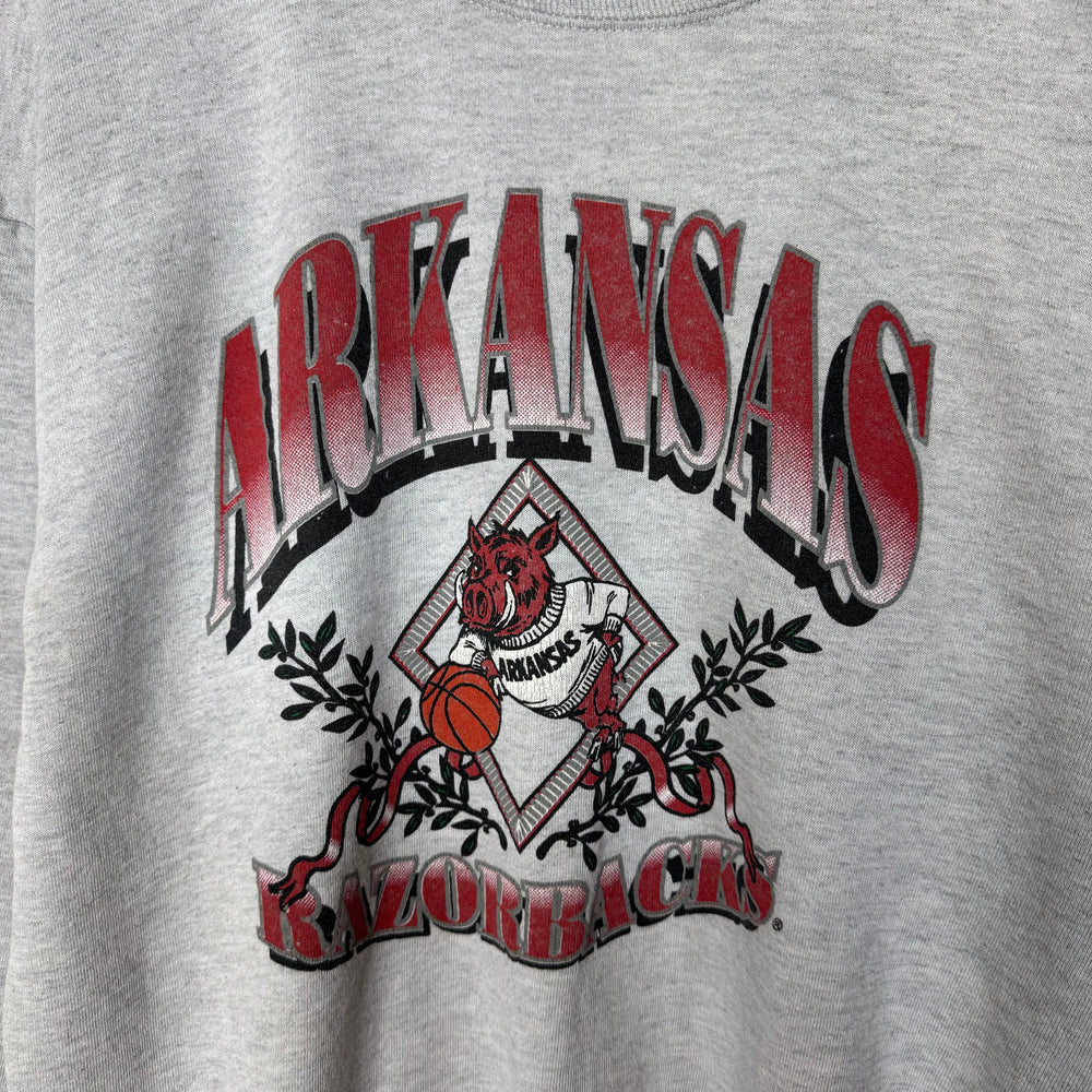 Vintage 90's ARKANSAS University Razorbacks Varsity Sweatshirt