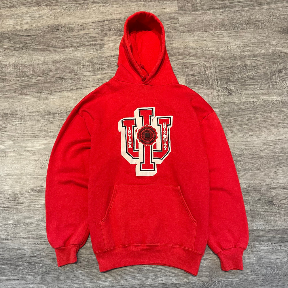 Vintage 1980's University of INDIANA Varsity Hoodie Sweatshirt