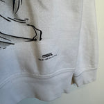 Vintage 1996 SPACE JAM Looney Tunes TAZ All Over Print Sweatshirt