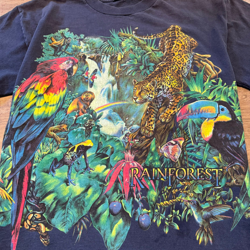Vintage 90's RAIN FOREST Wildlife Tshirt