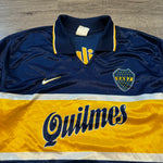 Vintage NIKE Quilmes Xeneizes CABJ Soccer Jersey