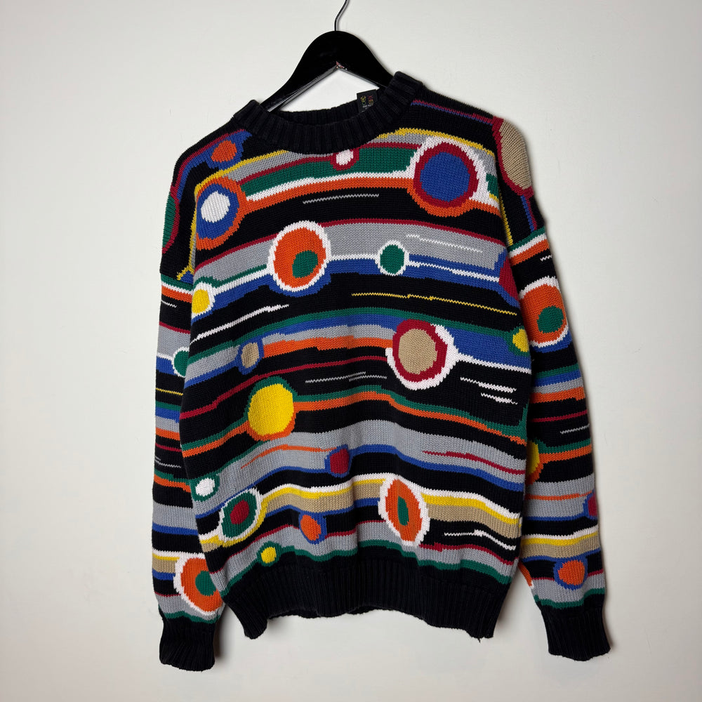 Vintage 90's Greg Norman Abstract Knit Sweater