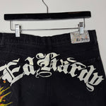 Vintage ED HARDY Embroidered Denim Shorts