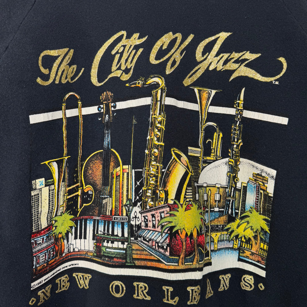 Vintage 90's CITY OF JAZZ New Orleans Sweatshirt