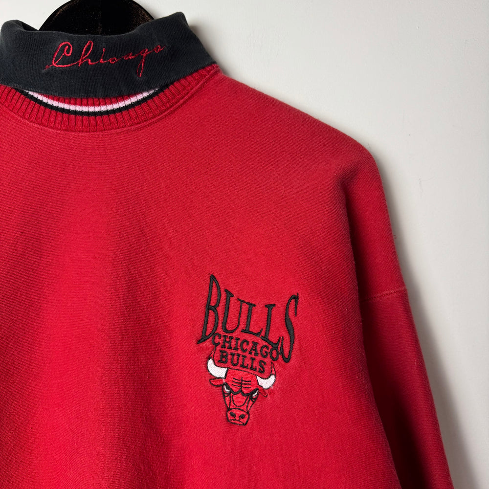 Vintage 90's NBA Chicago BULLS Heavyweight Turtleneck Sweatshirt