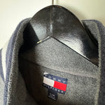 Vintage TOMMY HILFIGER Script Fleece 1/4 Zip Sweater