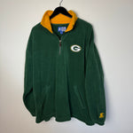 Vintage 90's NFL Green Bay PACKERS Starter Fleece 1/4 Zip Sweater
