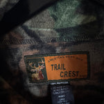 Vintage REAL TREE Camo Fleece 1/4 Zip Sweater