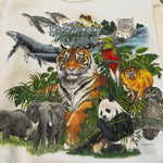 Vintage 1991 ENDANGERED SPECIES Wildlife Sweatshirt