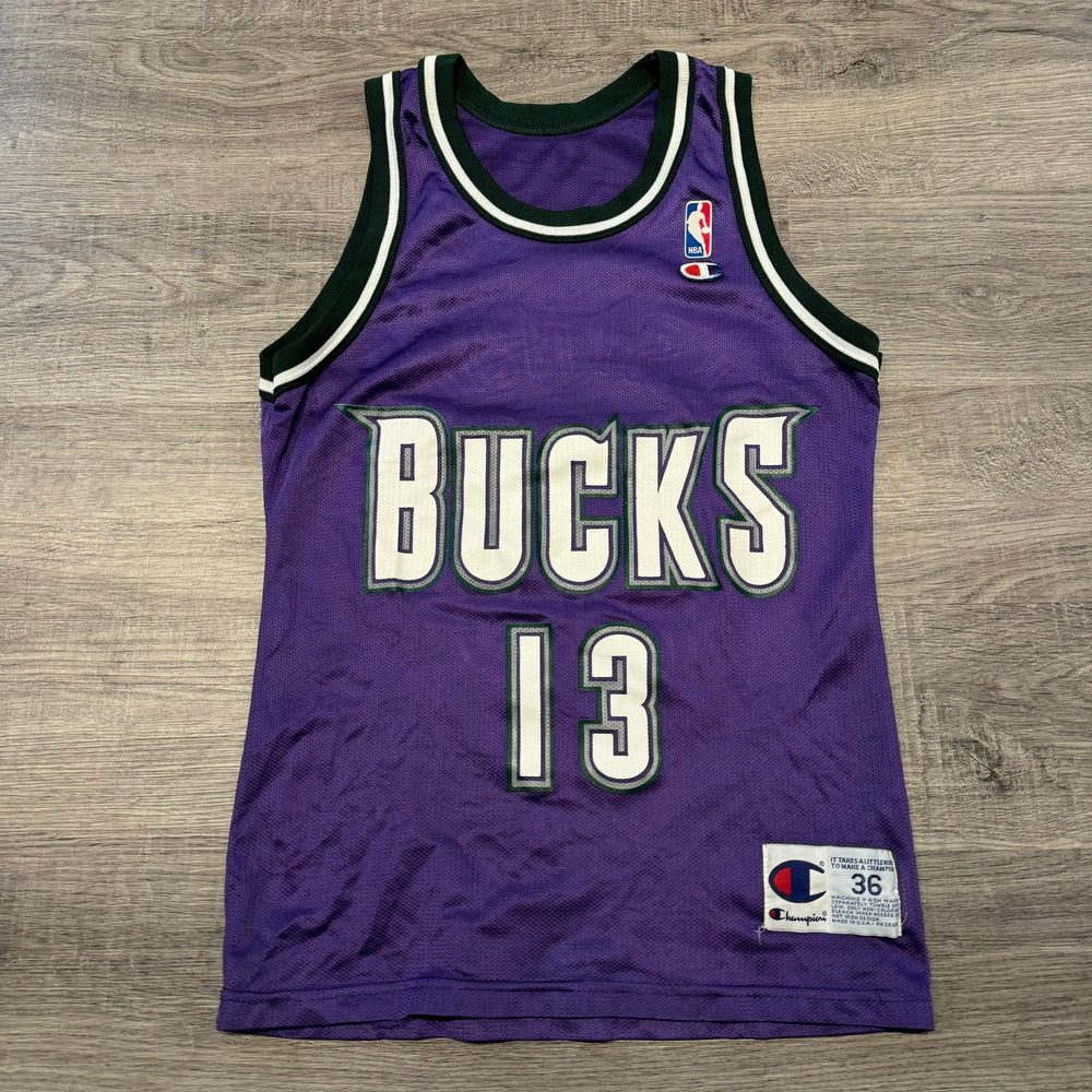 Vintage 90's NBA Milwaukee BUCKS Champion Basketball Jersey