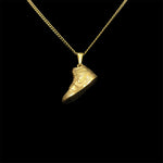 JUMPMAN 3D Sneaker Pendant and Chain: Gold Finish