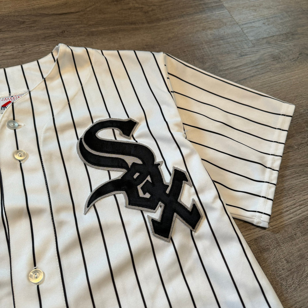 Vintage MLB Chicago WHITE SOX Pinstripe Baseball Jersey