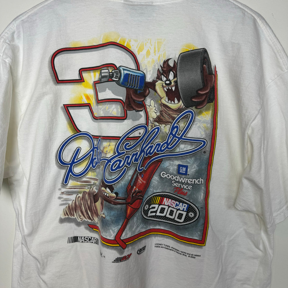 Vintage NASCAR Racing Dale Earnhardt TAZ Looney Tunes Tshirt