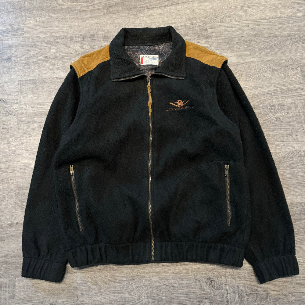 Vintage 90's WHISTLER BLACKCOMB Canada Fleece Jacket 2 in 1 Vest