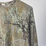 Vintage PRAIRIE GHOST Camo Long Sleeve Tshirt