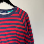 Vintage 90's POLO Ralph Lauren Striped Crewneck Sweatshirt