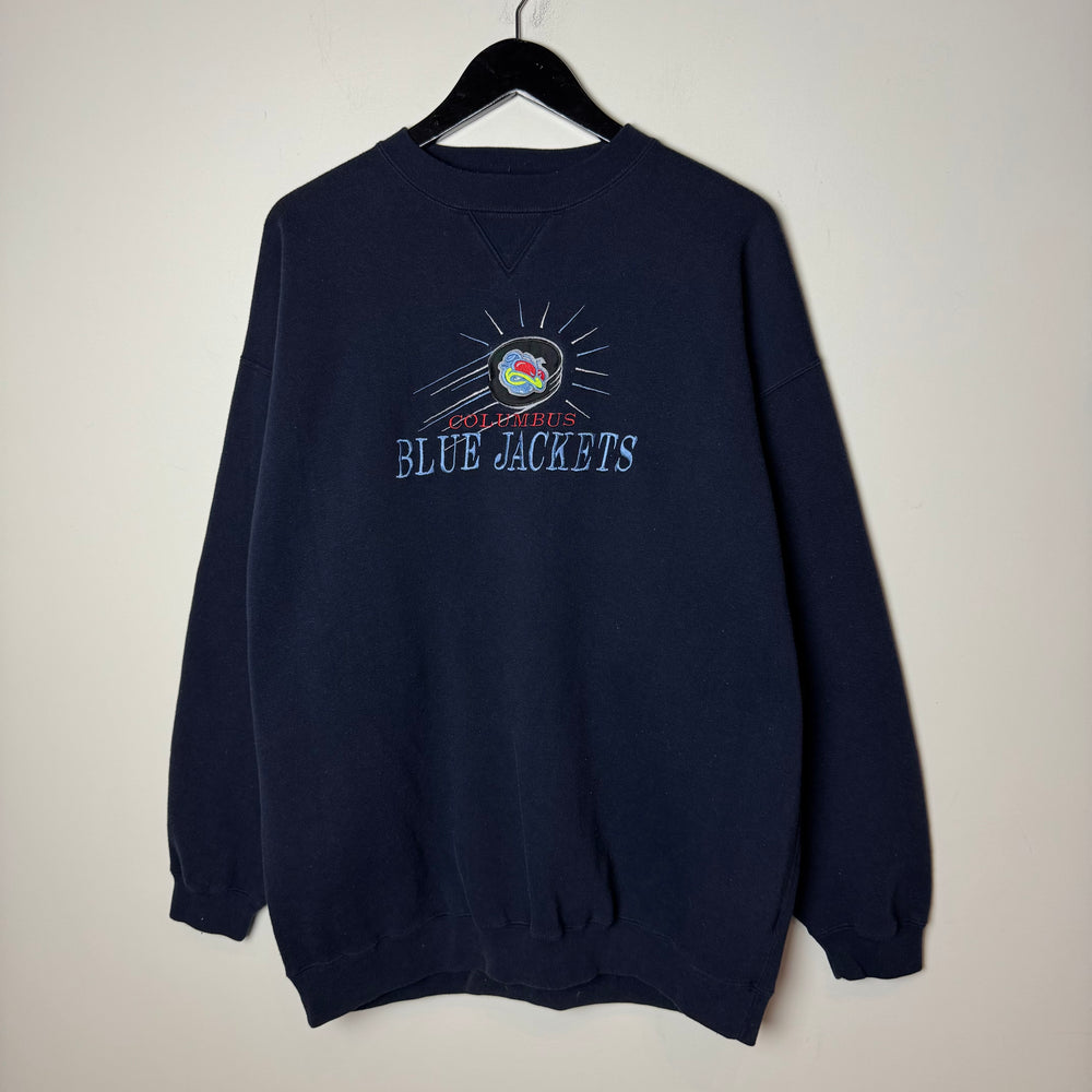 Vintage 90's NHL Columbus BLUE JACKETS Sweatshirt