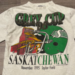 Vintage 1995 CFL Grey Cup Saskatchewan Tshirt