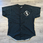 Vintage 90's MLB Chicago WHITE SOX Pinstripe Baseball Jersey