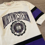 Vintage 1980's NORTH WESTERN University Varsity Tshirt