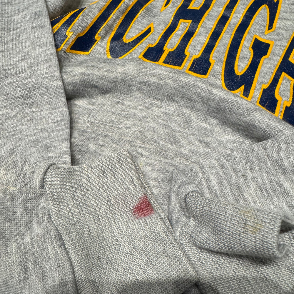 Vintage 1980's University of MICHIGAN Varsity Hoodie Sweatshirt