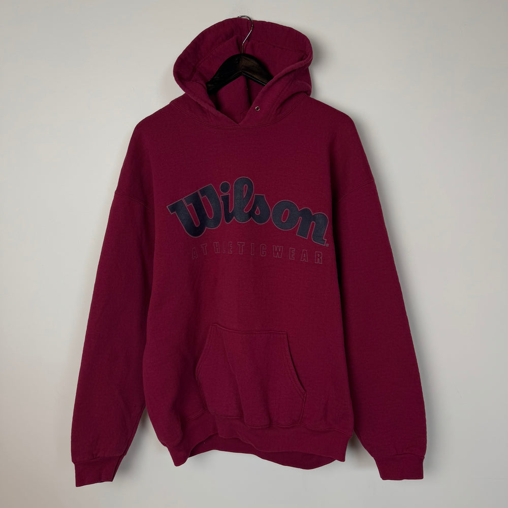 Vintage 90's WILSON Tennis Athleticwear Hoodie Sweatshirt