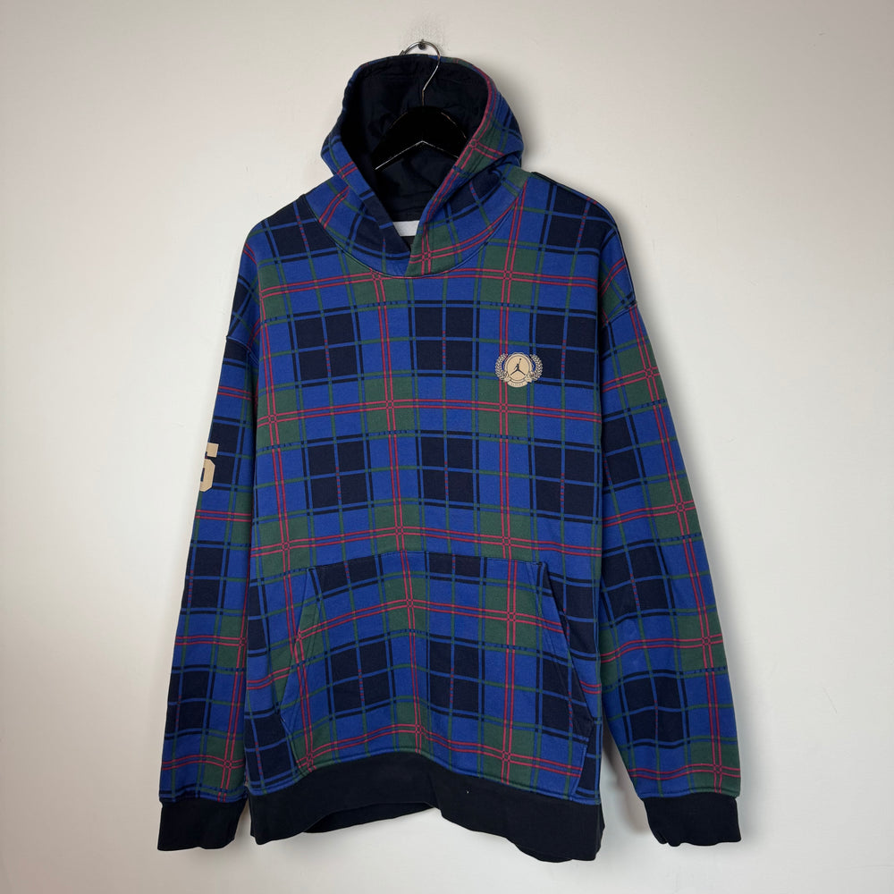 AIR JORDAN Plaid Hoodie Sweatshirt