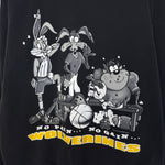 Vintage 90's LOONEY TUNES Wolverines Football Sweatshirt