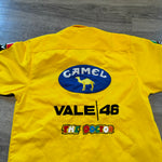 Vintage 90's YAMAHA Racing CAMEL Cigarettes Collared Shirt