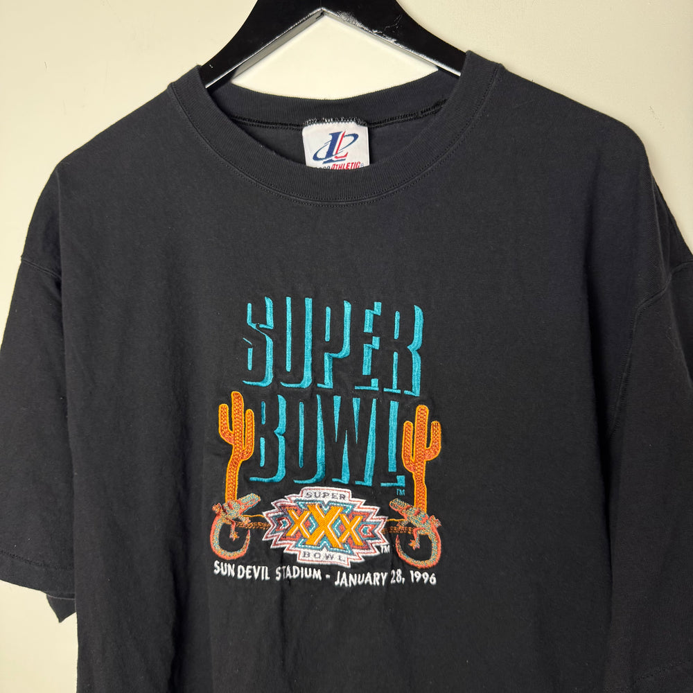 Vintage 1996 NFL SUPER BOWL Embroidered Tshirt