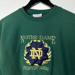 Vintage 90's University of NOTRE DAME Varsity Sweatshirt