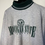 Vintage 90's MICHIGAN STATE University Turtleneck Varsity Sweatshirt