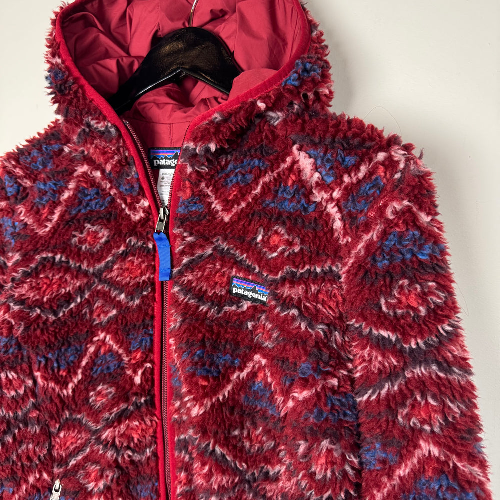 PATAGONIA Patterned Deep Pile Hooded Jacket