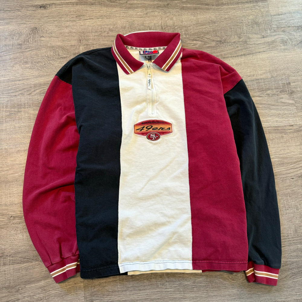 Vintage 90's NFL San Francisco 49ERS Collared Sweatshirt
