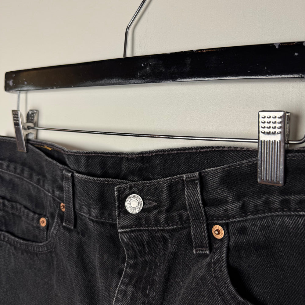 Vintage LEVI'S Black Denim Shorts