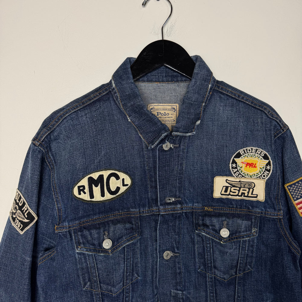 Vintage POLO Ralph Lauren Motorcycle Club Denim jacket