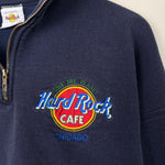 Vintage 90's HARD ROCK CAFE 1/4 Zip Sweatshirt