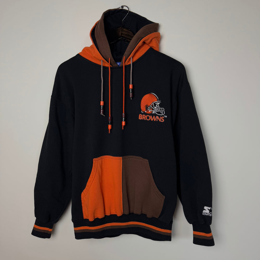 Vintage 90's NFL Cleveland BROWNS Starter Double Hoodie Sweatshirt