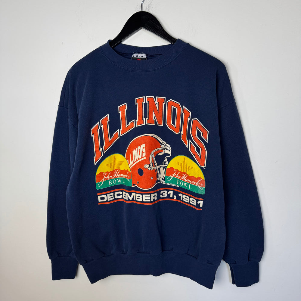 Vintage 90's University of ILLINOIS Varsity Sweatshirt
