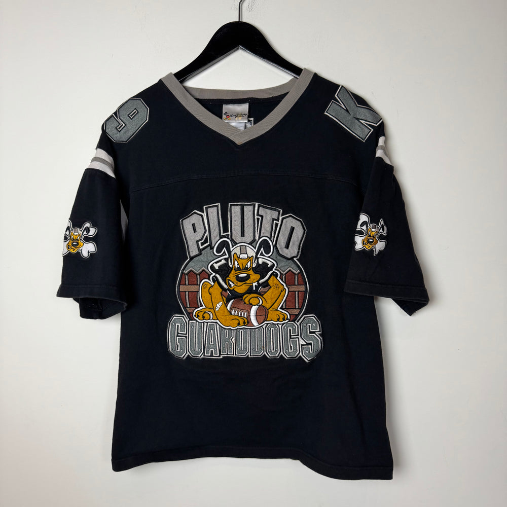 Vintage 90's DISNEY Pluto Guard Dogs Football Sweatshirt