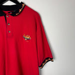 Vintage HARLEY DAVIDSON Flaming Polo Shirt