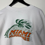 Vintage 1988 University of MIAMI Hurricanes Varsity Sweatshirt