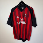 Vintage AC MILAN Adidas Football Soccer Jersey