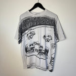 Rare Vintage 90's FORMULA ONE Racing F1 All Over Print Tshirt