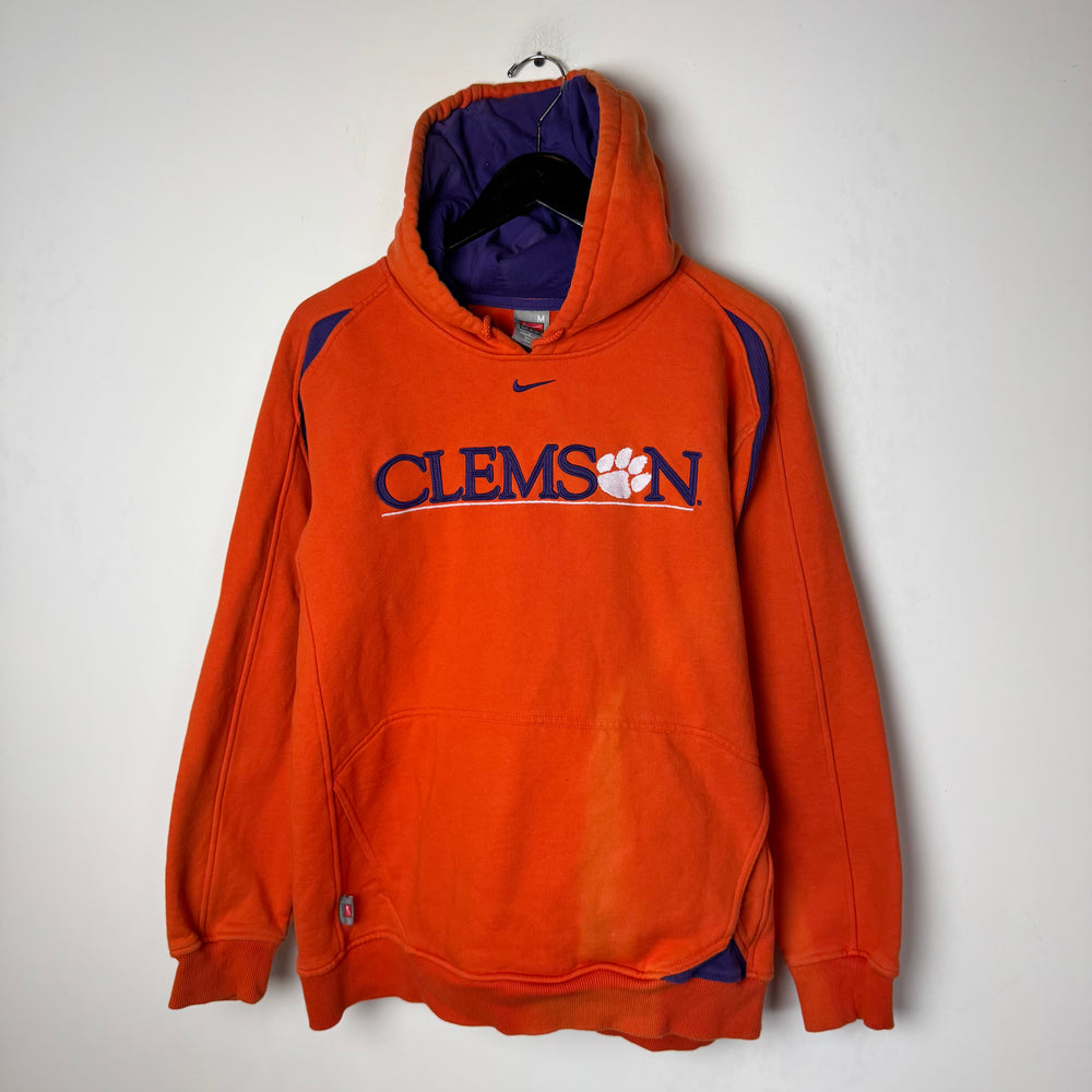 Vintage CLEMSON University NIKE Varsity Hoodie Sweatshirt