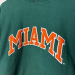 Vintage University of MIAMI Varsity Hoodie Sweatshirt