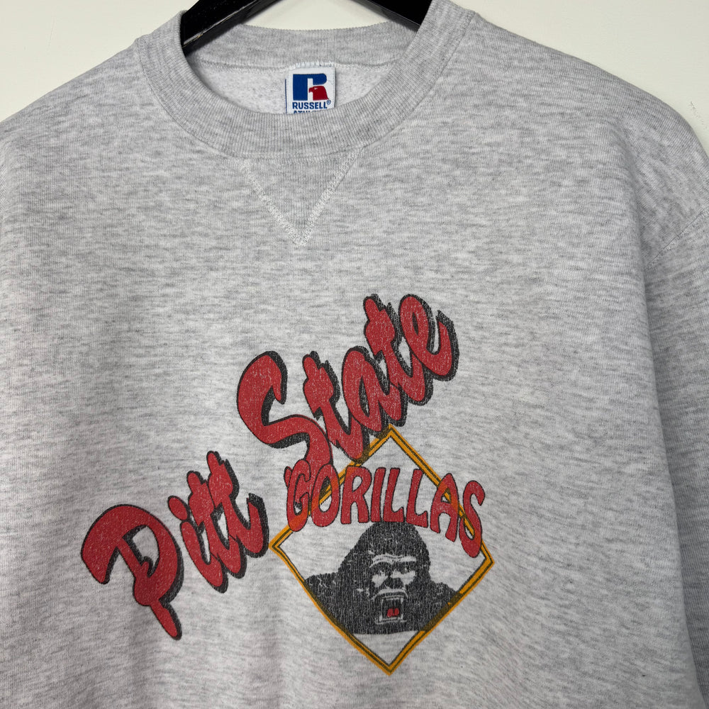 Vintage 90's Pittsburgh State Gorillas Varsity Sweatshirt